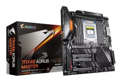 Gigabyte GA-TRX40-AORUS-MASTER, RGB sTRX4 E-ATX Motherboard Gigabyte GA-TRX40-AORUS-MASTER, RGB sTRX4 E-ATX Motherboard