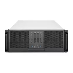 SilverStone SST-RM41-506, Black 4U 6 Bay 5.25" Rackmount Case, CEB, ATX, Micro ATX, Mini ITX, No PSU, 1 Year SilverStone SST-RM41-506, Black 4U 6 Bay 5.25" Rackmount Case, CEB, ATX, Micro ATX, Mini ITX, No PSU, 1 Year