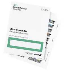 HPE LTO-8 Bar Code Label Pack Q2015A HPE LTO-8 Bar Code Label Pack Q2015A