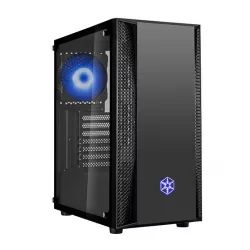 SilverStone Fara B1 Black ATX Case, Tempered Glass Side Window, RGB , 1 Year SilverStone Fara B1 Black ATX Case, Tempered Glass Side Window, RGB , 1 Year