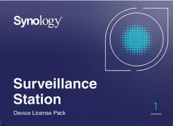 Synology license PK (1), Surveillance Device License Pack For Synology NAS Synology license PK (1), Surveillance Device License Pack For Synology NAS