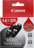 Canon PGI650XLBK Pigment Black Ink Tank, Compatible with Canon PIXMA MG5460, MG5560, MG5660, MG6360, MG6460, MG6660, MG7160, MG7560, iP8760, 1 Year