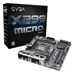 EVGA 131-SX-E295-KR, Intel X299 Micro ATX, LGA 2066, SATA 6Gb/s, USB 3.1, USB 3.0, Intel Motherboard EVGA 131-SX-E295-KR, Intel X299 Micro ATX, LGA 2066, SATA 6Gb/s, USB 3.1, USB 3.0, Intel Motherboard