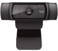 Logitech 960-001086, C920e HD Pro 1080P Webcam, Built-in-Microphone, USB, Black,