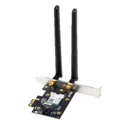 Asus PCE-AX3000, Dual Band WIFI AX + Bluetooth 5.0 PCI-E Adapter Asus PCE-AX3000, Dual Band WIFI AX + Bluetooth 5.0 PCI-E Adapter