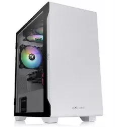 Thermaltake CA-1Q9-00S6WN-00, S100 Tempered Glass Micro-ATX Case, Snow Edition Thermaltake CA-1Q9-00S6WN-00, S100 Tempered Glass Micro-ATX Case, Snow Edition