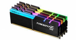 G.Skill F4-3600C16Q-64GTZRC, Trident Z RGB, DDR4 64GB(4X16GB), 3600MHz, CL16, 1.35V, Black