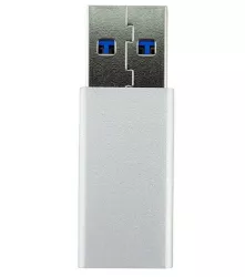 Shintaro USB-A Male to USB-C Female Adapter, 1 Year Shintaro USB-A Male to USB-C Female Adapter, 1 Year