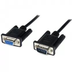 Startech SCNM9FM2MBK, 2m Black DB9 RS232 Serial Null Modem Cable F/M - DB9 Male to Female, 9 pin Null Modem Cable - 1x DB9 (M), 1x DB9 (F), Black - 2 meter / 6.56ft, Limited Lifetime Warranty Startech SCNM9FM2MBK, 2m Black DB9 RS232 Serial Null Modem Cable F/M - DB9 Male to Female, 9 pin Null Modem Cable - 1x DB9 (M), 1x DB9 (F), Black - 2 meter / 6.56ft, Limited Lifetime Warranty