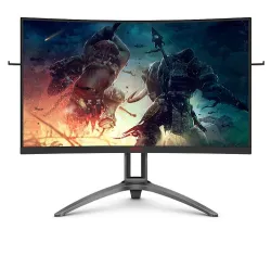 AOC AG323QCXE/75 QHD 2560X1440 144HZ CURVED GAMING MONITOR 1MS HDMI/DP HDR400 USB HUB ADAPTIVE SYNC SPEAKERS VESA 75X75MM, 3 Years AOC AG323QCXE/75 QHD 2560X1440 144HZ CURVED GAMING MONITOR 1MS HDMI/DP HDR400 USB HUB ADAPTIVE SYNC SPEAKERS VESA 75X75MM, 3 Years