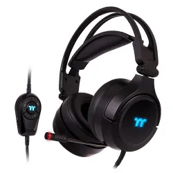 Thermaltake RIING Pro RGB 7.1 USB Gaming Headset - Driver: 50mm - Channel: Virtual 3D 7.1 Surround Sound - Frequency Response: 20 Hz ~ 20 kHz - Impedance: 32 Ohms - Sensitivity: 99 +/-3dB - Mic Direct Thermaltake RIING Pro RGB 7.1 USB Gaming Headset - Driver: 50mm - Channel: Virtual 3D 7.1 Surround Sound - Frequency Response: 20 Hz ~ 20 kHz - Impedance: 32 Ohms - Sensitivity: 99 +/-3dB - Mic Direct