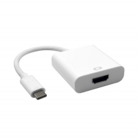 Astrotek AT-CMHDMI-MF, Thunderbolt USB 3.1 Type C (USB-C) to HDMI Video Adapter Converter Male to Female, White