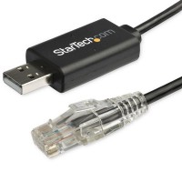 Startech ICUSBROLLOVR, 6 ft (1.8 m) Cisco USB Console Cable, USB to RJ45 Rollover Cable, 460Kbps, Windows, Mac and Linux Compatible