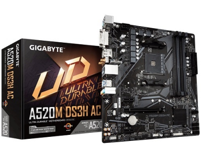 Материнская плата gigabyte a520m h совместимость с процессорами