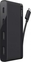 Belkin F4U090BTBLK, 4-Port mini Hub, 2 x USB Type-C, 2x USB-A Port