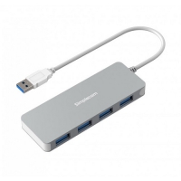 Simplecom CH319, Ultra Slim Aluminium 4 Port USB 3.0 Hub for PC Mac Laptop