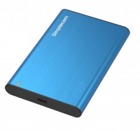 Simplecom SE221 Aluminium 2.5'' SATA HDD/SSD to USB 3.1 Enclosure Blue