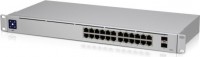 Ubiquiti USW-24-AU, UniFi 24 port Managed Gigabit Switch, 24x Gigabit Ethernet Ports, with 2xSFP, Touch Display, Fanless