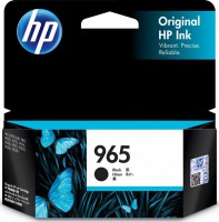HP 3JA80AA, 965 Original High Yield Inkjet Ink Cartridge, Black Pack, 1000 Pages