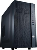 Cooler Master NSE-200-KKN1, N200, Mini-Tower, Drive Bays: 1x5.25", 3x3.5", 4x2.5", Expansion Slot: 4, Motherboard Support: Micro ATX/Mini ITX, Pre-Installed Fan: 3x120mm, Black