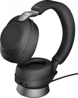 Jabra 28599-989-899, Evolve2 85 UC, Stereo Headset, Over-ear, Bluetooth, LINK380C, USB-C, Comes with Case, Black