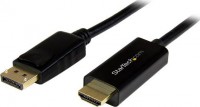 Startech DP2HDMM3MB, 3m DisplayPort Cable, 4K, 30Hz, DisplayPort  to HDMI Cable Converter, 
