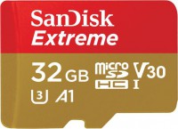 Sandisk SDSQXAF-032G-GN6AA, Extreme MicroSD, 32GB, Read Speed: 160MB/s, Write Speed: 90MB/s