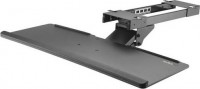 Startech KBTRAYADJ, UnderDesk Mount Keyboard Tray, Adjustable Tilt, Swivel, Black