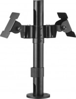 Atdec APAS-HB2B-P400, Desk Mount for Display Screen, 2 Display Supported, 20Kg Load Capacity, VESA, Black